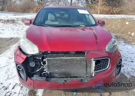 2017 Kia Sportage Lx из США, поврежденный, VIN KNDPMCAC1H7085592